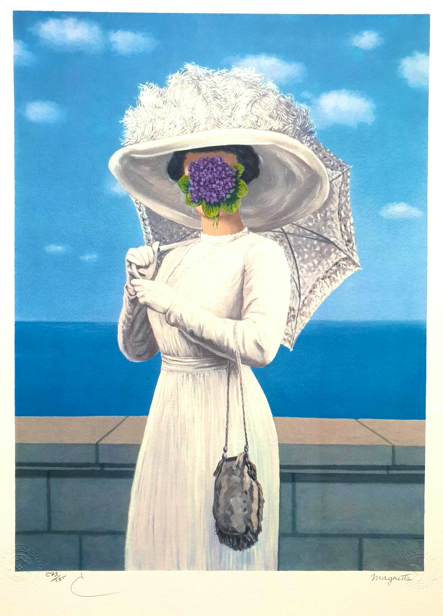 rene magritte evening dress The Evening Gown 1954 by Rene Magritte-Art Print, Frame Art, Painting   UnixCanvas