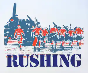 Alain Valtat - Rushing, zeefdruk verkocht voor € 40!