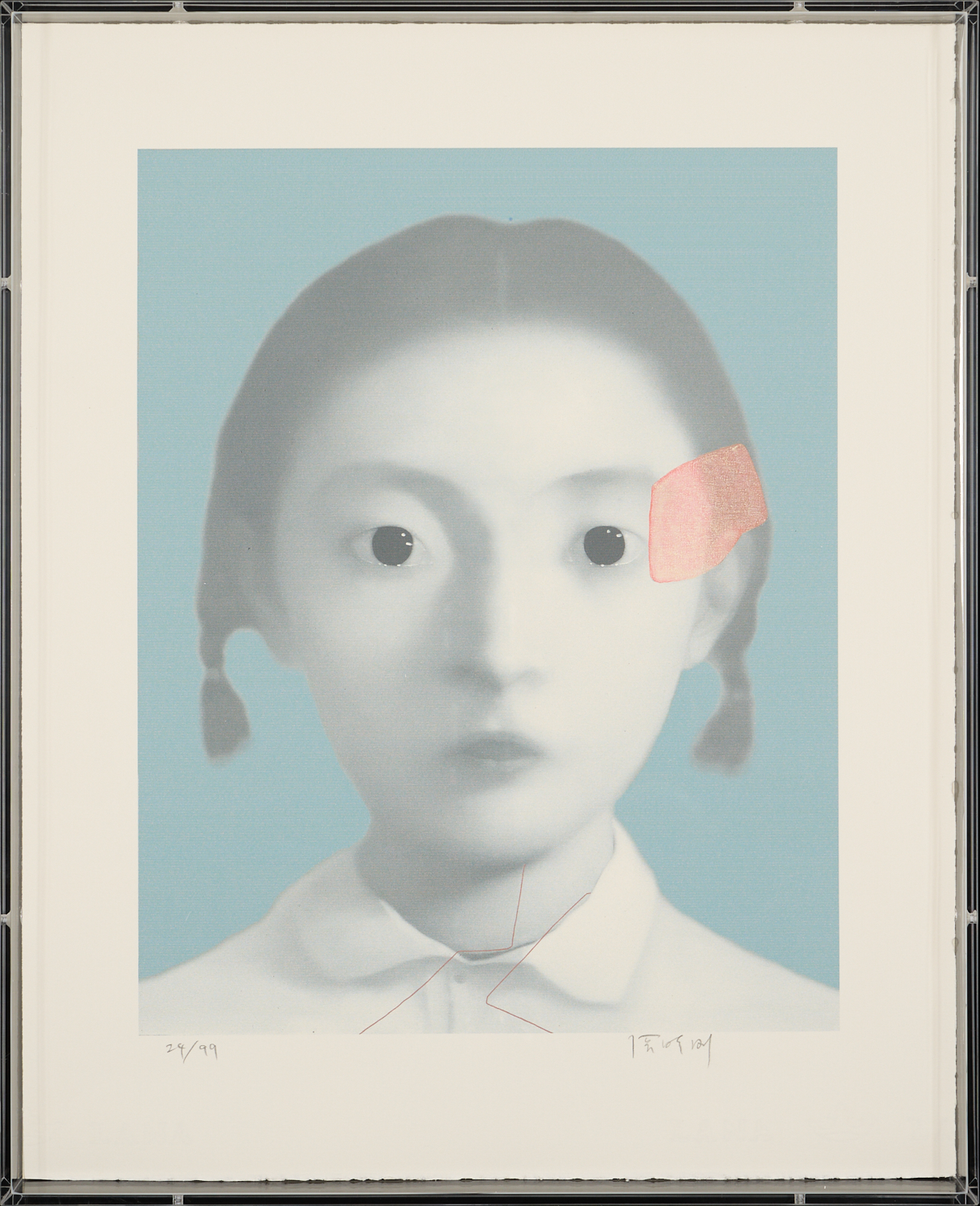 Xiaogang Zhang - Uitzonderlijk Portret - gesigneerd & genummerd - 2002 - in Swiss hand-made case kopen? Bied vanaf 2250!