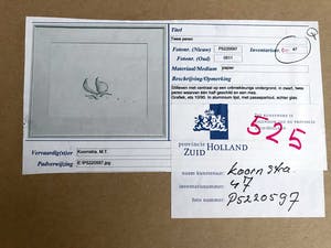 Metten Koornstra - Twee Peren - Handgesigneerd & ingelijst met passepartout (1972) kopen? Bied vanaf 1!