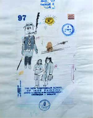 Viktor IV - The New Amsterdam School Of Ikon Painting. Drawing class verkocht voor € 150!