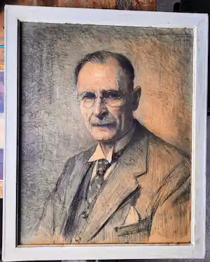 Willem van Nieuwenhoven - Portret van een heer. verkocht voor € 75!
