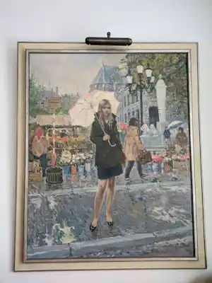 Harry Maas - Bloemenmeisje op het Vrijthof in Maastricht. kopen? Bied vanaf 2250!