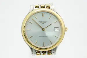 8 - Onedel unisex bicolor polshorloge met band Longines Le Grande Classique kopen? Bied vanaf 240!