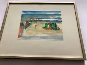 Theo Swagemakers - Aquarel z.t. verkocht voor € 50!