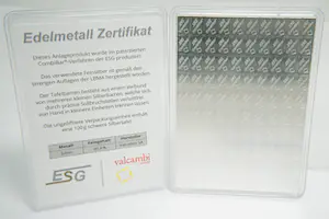 56 - Valcambi Suisse massief Zilveren .999 baartje - 100 x 1 gram - in plastic kopen? Bied vanaf 120!