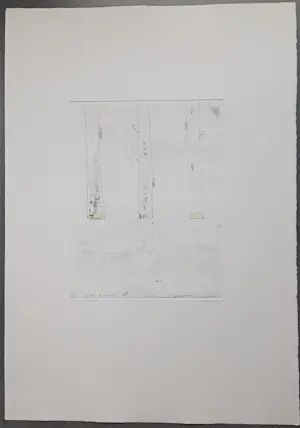 Hans Andringa - even - gesigneerde ets aquarel kopen? Bied vanaf 69!