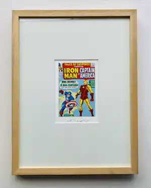 Jan Henderikse - Iron Man and Captain America - Ingelijst kopen? Bied vanaf 325!