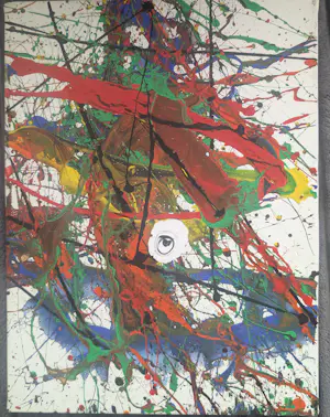 Franz J. Blank - Franz J. Blank (1932–2017) – Abstrakte Komposition mit Auge, 1999 kopen? Bied vanaf 100!