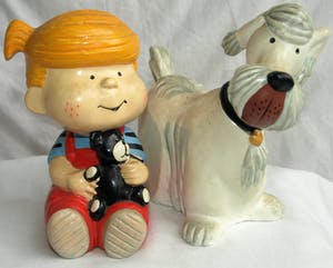Henry King (Hank) Ketcham - 2 Beelden , Dennis the Menace / Dennis de Bengel - 1974 kopen? Bied vanaf 10!