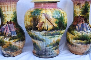 Faience Hubert Bequet - Uniek Kaststel (1959-1974) kopen? Bied vanaf 1!