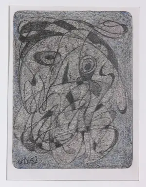 Janus Nuiten - Verschillende technieken, Lot van 38 schetsen van figuren kopen? Bied vanaf 60!
