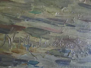 Niet of onleesbaar gesigneerd - Schilderij kopen? Bied vanaf 1!