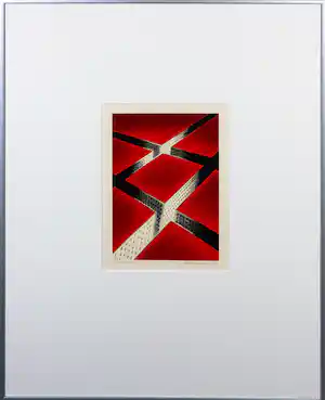 Jeroen Henneman - Litho, Epreuve - Ingelijst verkocht voor € 260!