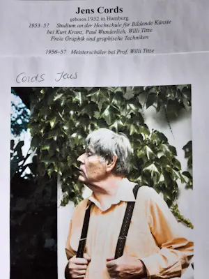 Jens Cords - 1932 - 2024 Hamburg / Rahlstedt, Kunstmaler, Drucker, Schildermaler kopen? Bied vanaf 99!