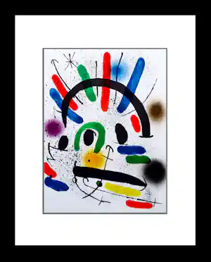 Joan Miro - Originele lithografie II - Litografo (Band I) 1972 , referenties Mourlot 858 verkocht voor € 139!