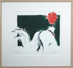 Ellen Meuwese - Zeefdruk, Zonder titel - Ingelijst kopen? Bied vanaf 30!