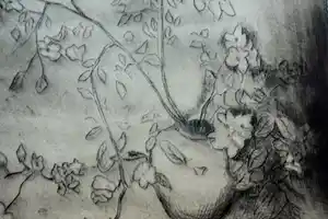 Arend Bosscher - VAAS MET BLOEMEN verkocht voor € 40!