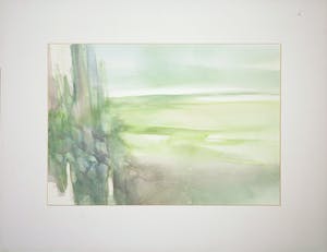 Wim de Bruin - Aquarel, de Biesbosch kopen? Bied vanaf 40!