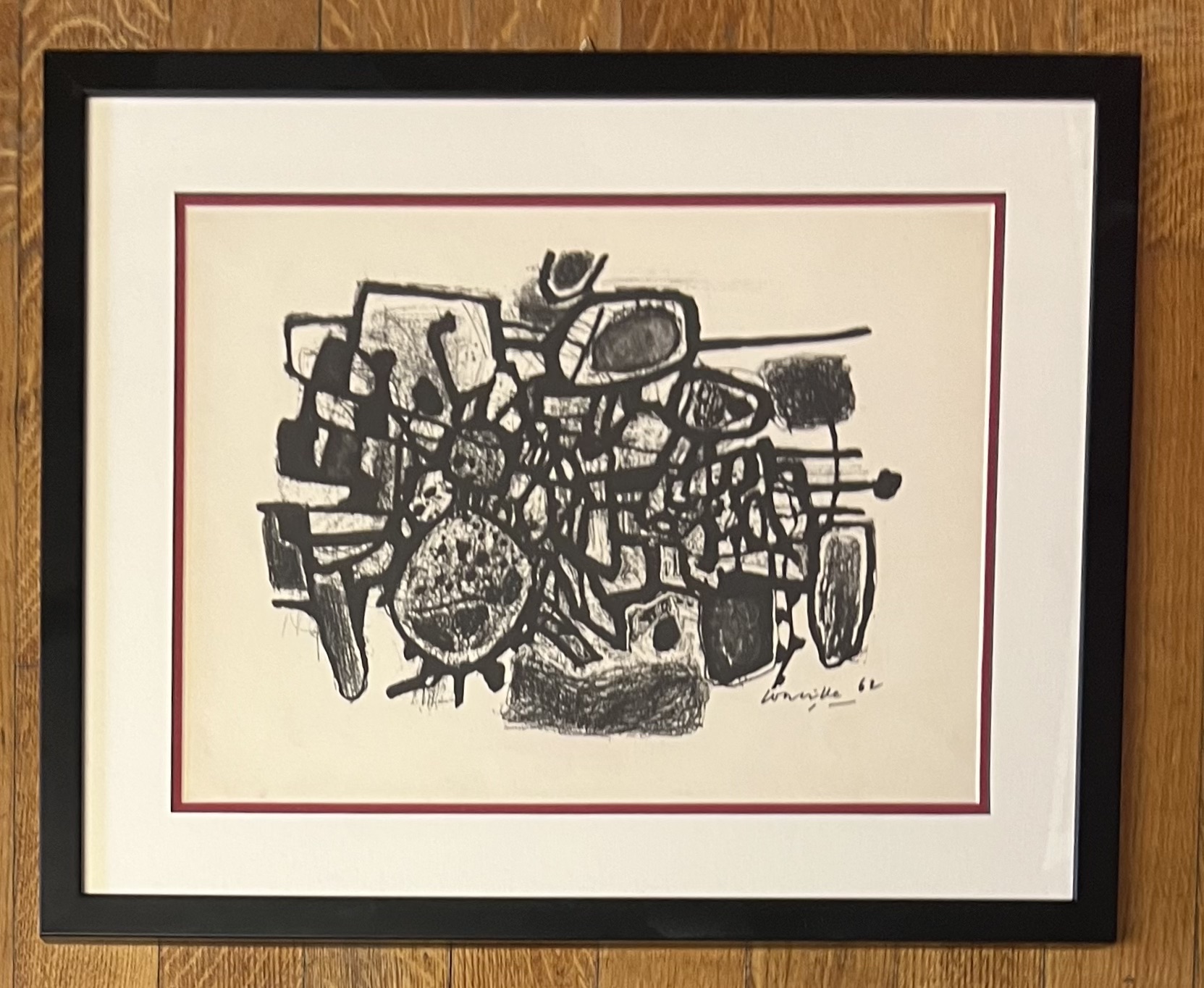Corneille - Dubbele lithografie „Mineralogisch landschap“ 1962 Proefdruk voor „Signes“ kopen? Bied vanaf 1200!