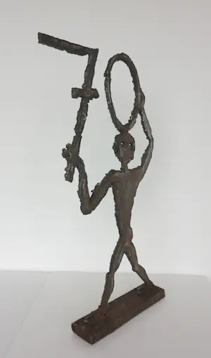 Albrecht Genin - Metalen sculptuur, Figur 70 kopen? Bied vanaf 150!