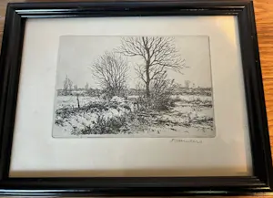 Frans Manders - Landschap kopen? Bied vanaf 20!