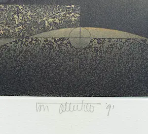 Chris van Otterloo - Het stille getij, aquatint ets kopen? Bied vanaf 75!