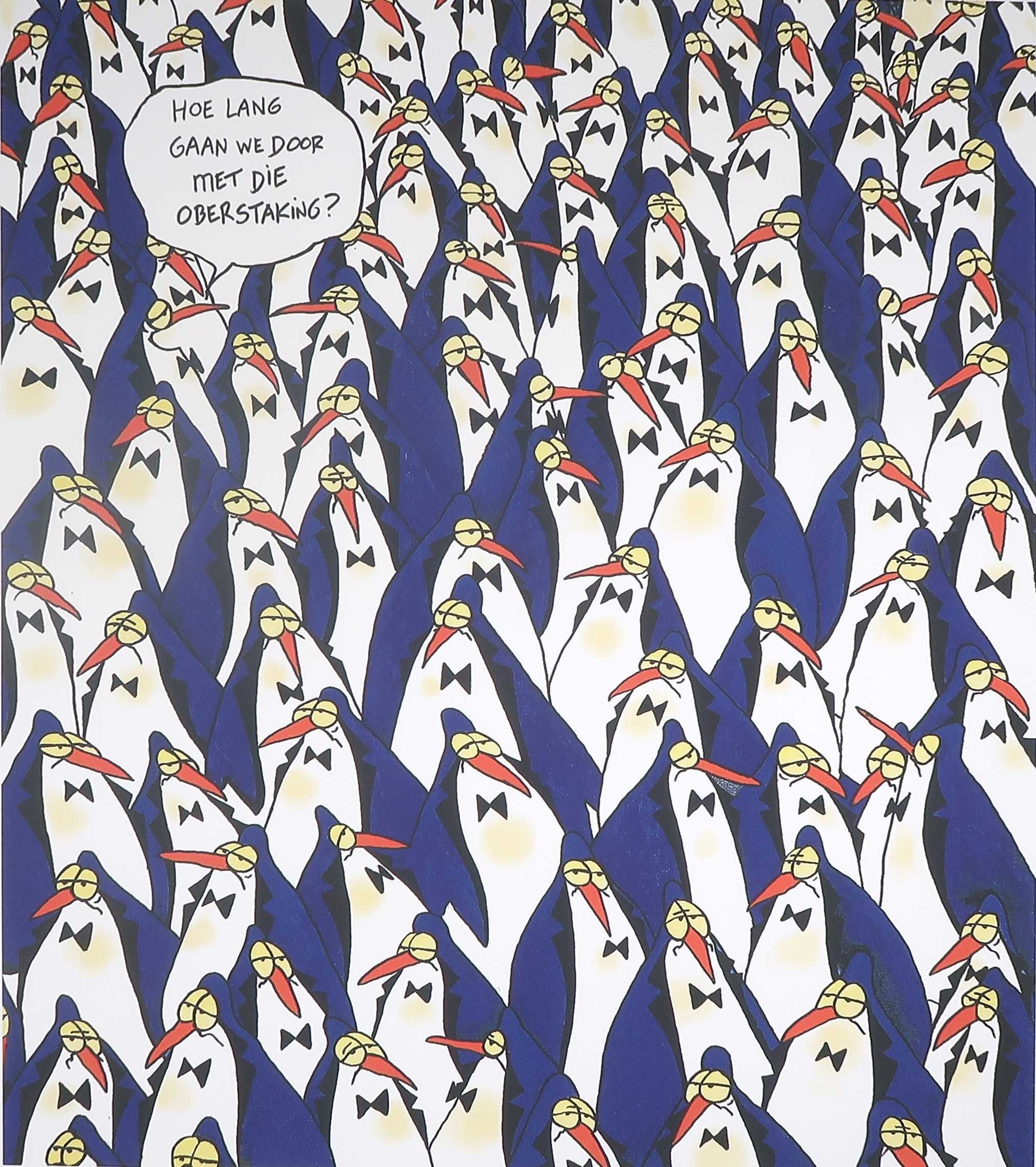 Toon van Driel - Giclee, Pinguin / Oberstaking verkocht voor € 35!