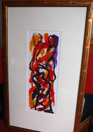 Liz Strick - Figuren abstract -monotype 2000- kopen? Bied vanaf 60!