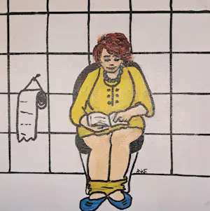Anke Peddemors - WC geel kopen? Bied vanaf 30!