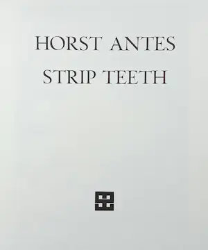 Horst Antes - Strip Teeth, complete uitgave met 7 pochoirs + gesigneerde aquarel kopen? Bied vanaf 695!