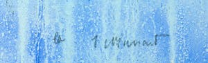 James Coignard - Carborundum op geschept papier, Rigueur bleue - Ingelijst (Groot) kopen? Bied vanaf 140!