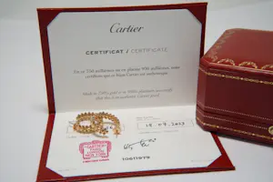 49 - 18 karaats paar roségouden Clash de Cartier oorringen kopen? Bied vanaf 1680!