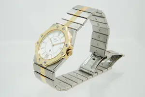 41 - Gedeeltelijk geelgouden met staal Unisex polshorloge Chopard St. Moritz kopen? Bied vanaf 350!