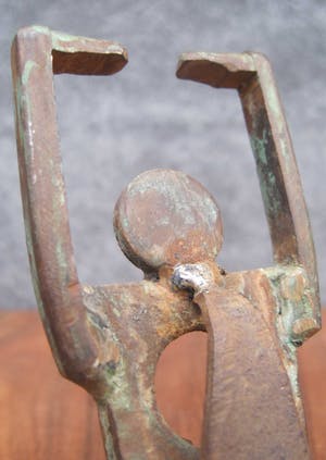 Brons (Onbekend) - Abstract vruchtbaarheids beeldje kopen? Bied vanaf 47!