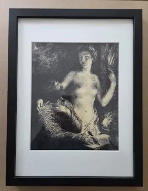Henri Fantin-Latour - Inspiration. Uit L'Epreuve. Ingelijst. kopen? Bied vanaf 99!