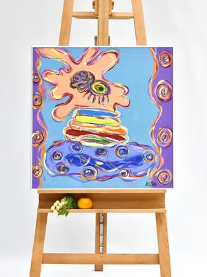 Niet of onleesbaar gesigneerd - Leda - Figuratief abstract kopen? Bied vanaf 1!