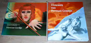 Herman Gordijn - 2 boeken, 1x gesigneerd verkocht voor € 60!