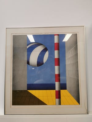 Marinus Fuit - Zwevende blauw witte ballen kopen? Bied vanaf 70!