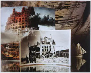 Rommert Boonstra - Fotocollage op papier, Zonder titiel - ingelijst kopen? Bied vanaf 40!