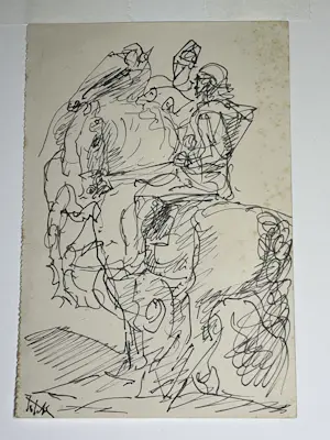 Willem van Konijnenburg - Ruiter te paard kopen? Bied vanaf 140!