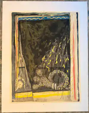 Lon Buttstedt - Kleurenlitho, Serpens Lingua II, Oplage 5/12 kopen? Bied vanaf 20!