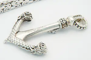 51 - Thomas Sabo skull anker hanger en een 1e geh. zilveren koningscollier kopen? Bied vanaf 340!