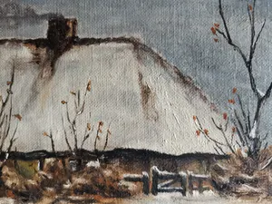 Niet of onleesbaar gesigneerd - Hollands winterlandschap met boer en kar kopen? Bied vanaf 1!