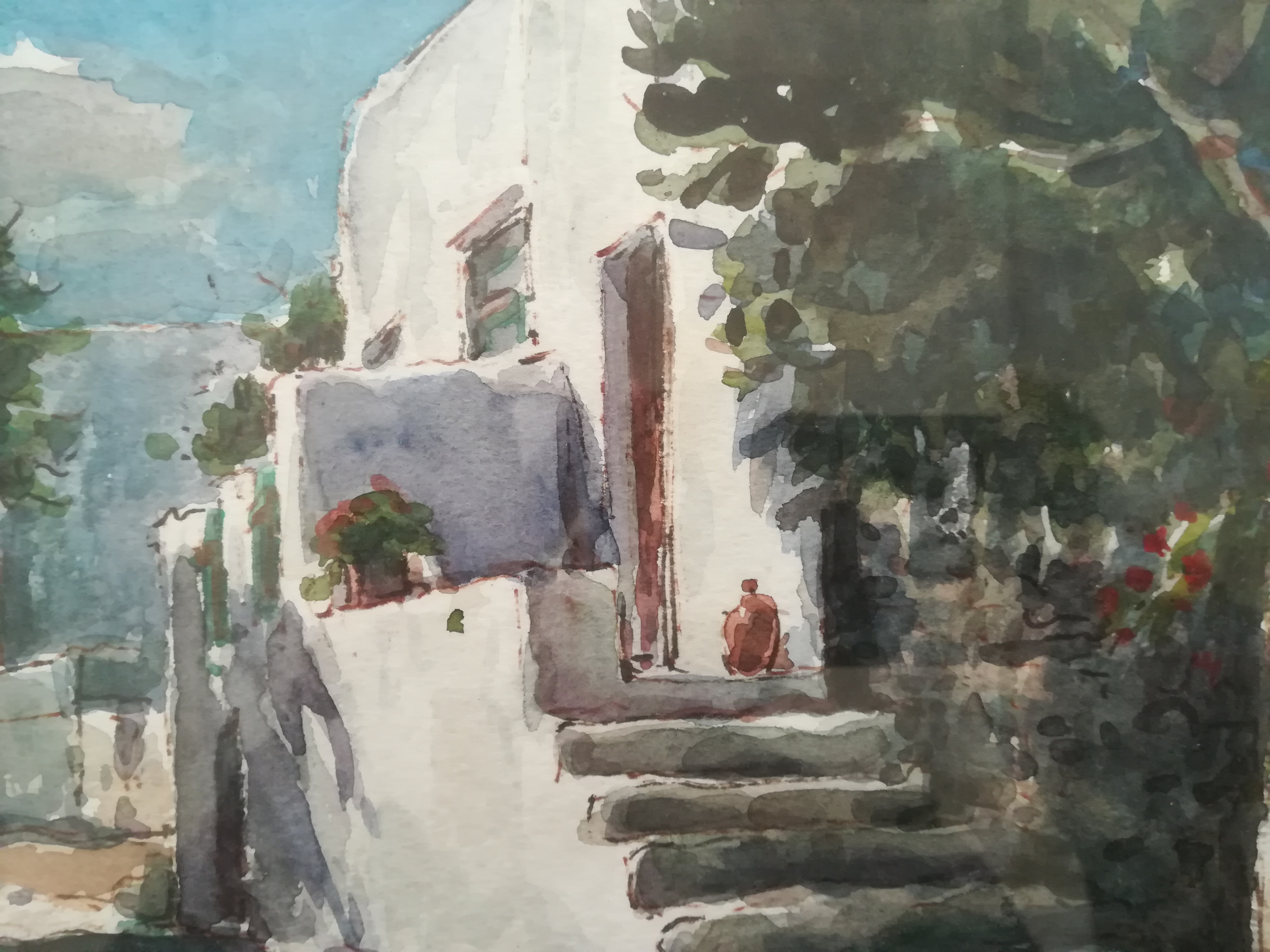 Niet of onleesbaar gesigneerd - Isle of Mykonos  kopen? Bied vanaf 1!