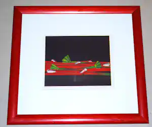 Joop Vegter - Rabarber - mezzotint - 1997 verkocht voor € 145!
