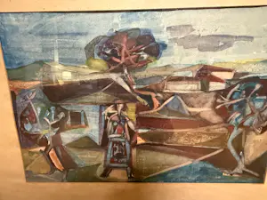Alfred Wittwar - Landschaft (1957) kopen? Bied vanaf 250!