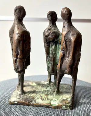 Wim Rijvers - Drie figuren, bronzen beeld kopen? Bied vanaf 150!