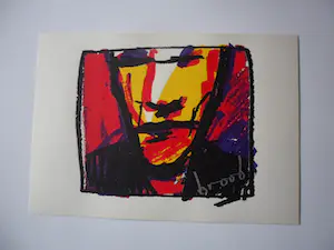 Herman Brood - Zeefdruk, Woedend Licht kopen? Bied vanaf 50!