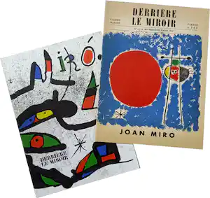 Joan Miro - 2x Derrière le Miroir a Publié, 1948 no.14-15 & 1978 no.231 (incompleet) verkocht voor € 80!